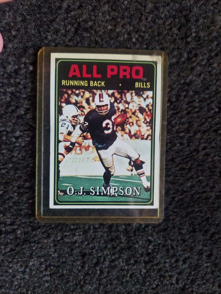 OJ Simpson Football Card