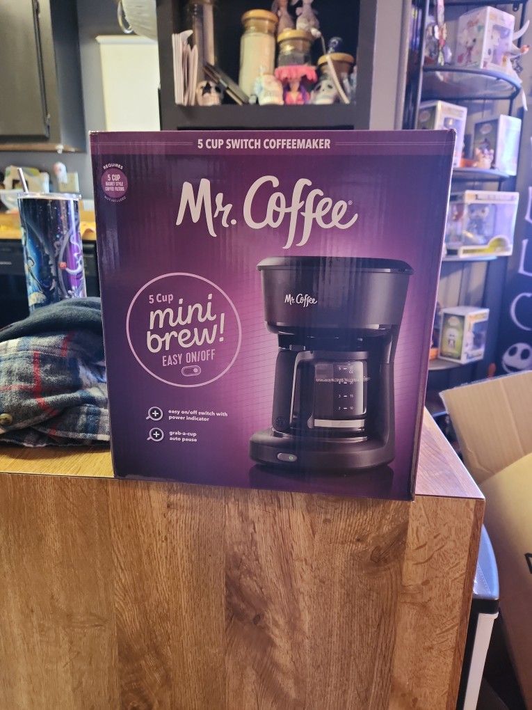 Mr. Coffee Mini Brew 5 Cup Coffee Maker 