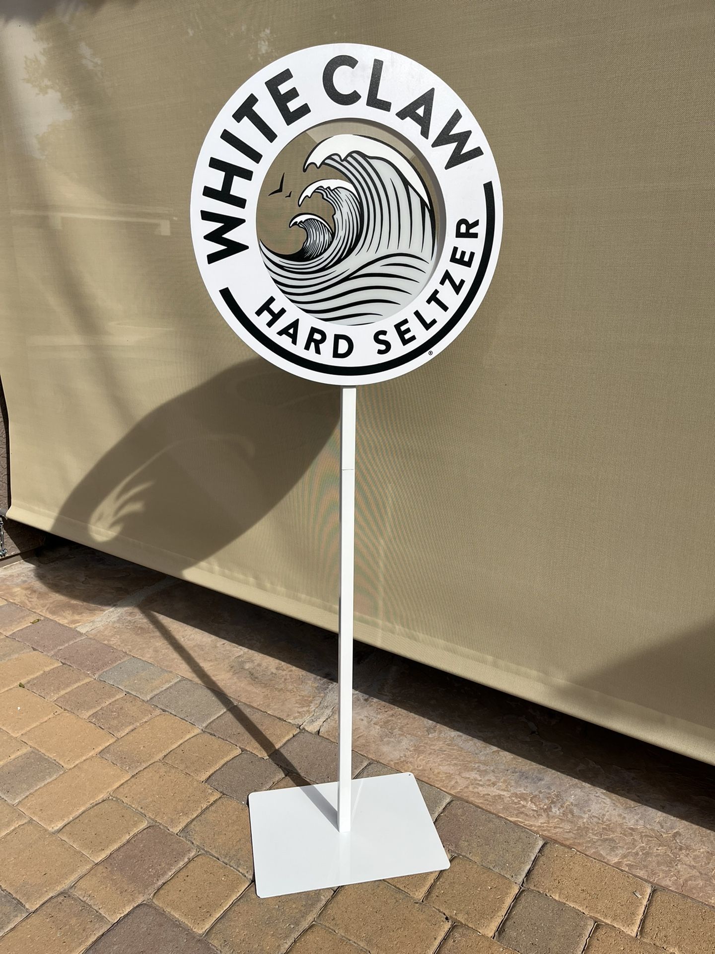 White Claw 5’ Double-Sided Retail Promo Standing Display Sign