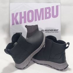 KHOMBU Ladies' All-Weather Boot Available in Black Size 6,7,9