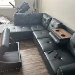 Black sectional Sofa