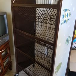 Metal Toys storage with wheels 