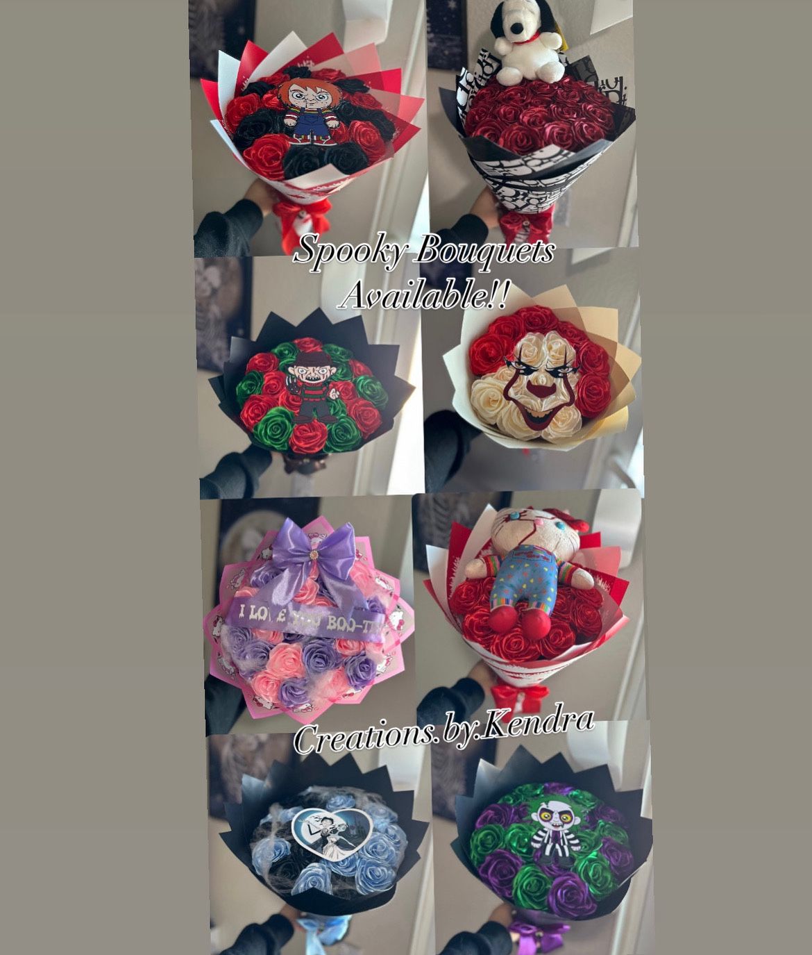 Spooky Bouquets ONLY$45
