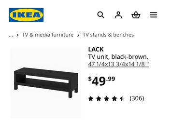 IKEA LACK TV UNIT (BRAND NEW IN BOX)