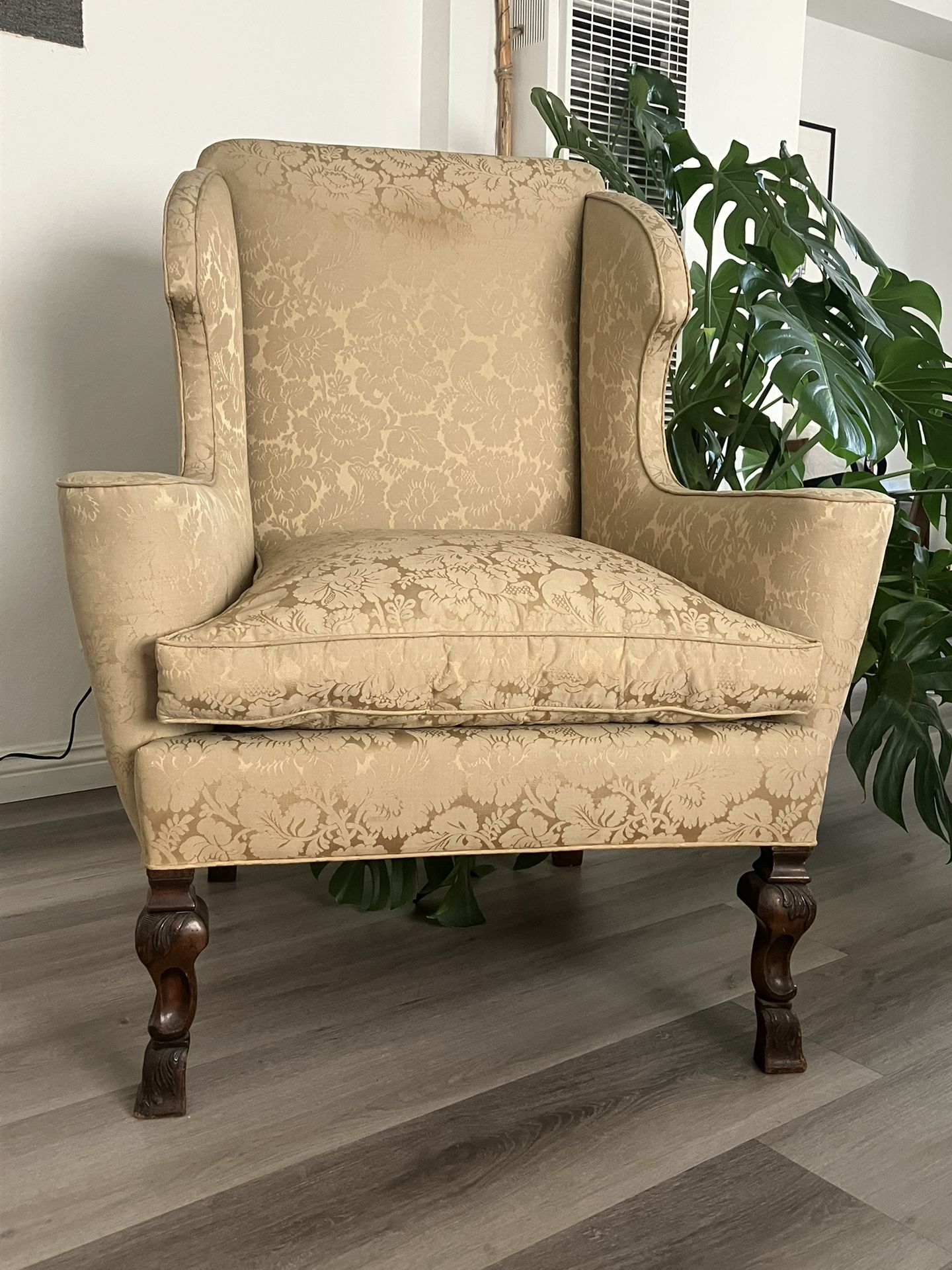 Antique Wingback Chair