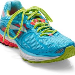 BROOKS Blue Coral Green Ravenna 5 Road-Running Women’s Athletic Sneakers