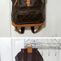 Louis Vuitton montsouris monogram XL backpack