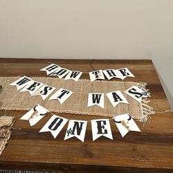 Western Birthday Garland