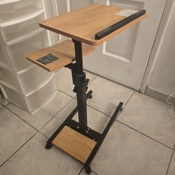 Adjustable Laptop Desk with Mouse Pad