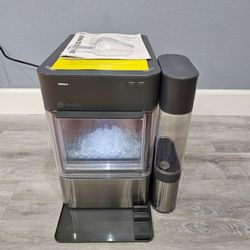stainless steel ice maker nugget crunchy ice with side tank