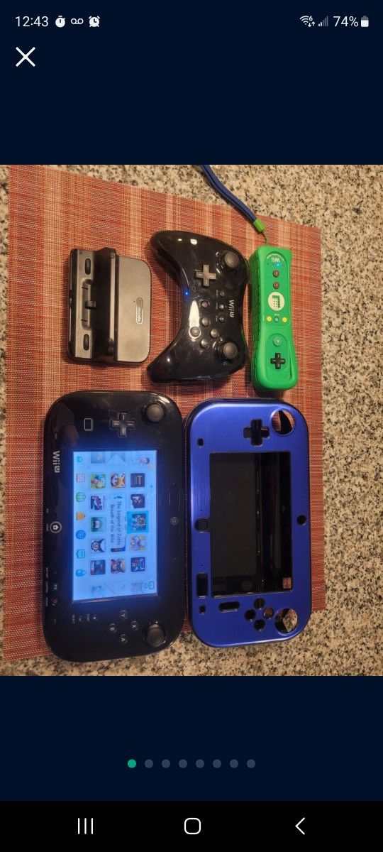 Nintendo Wii U with Extras and Many Games