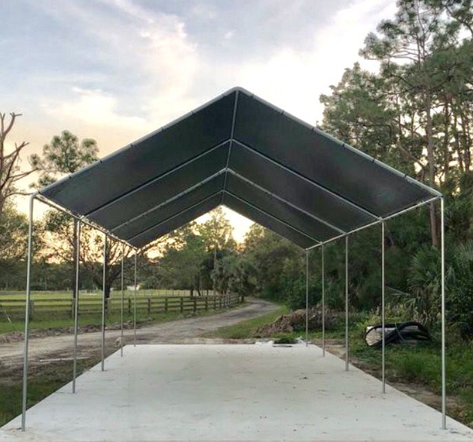 Canopy carport tent 20x20 for $195 (available different sizes)