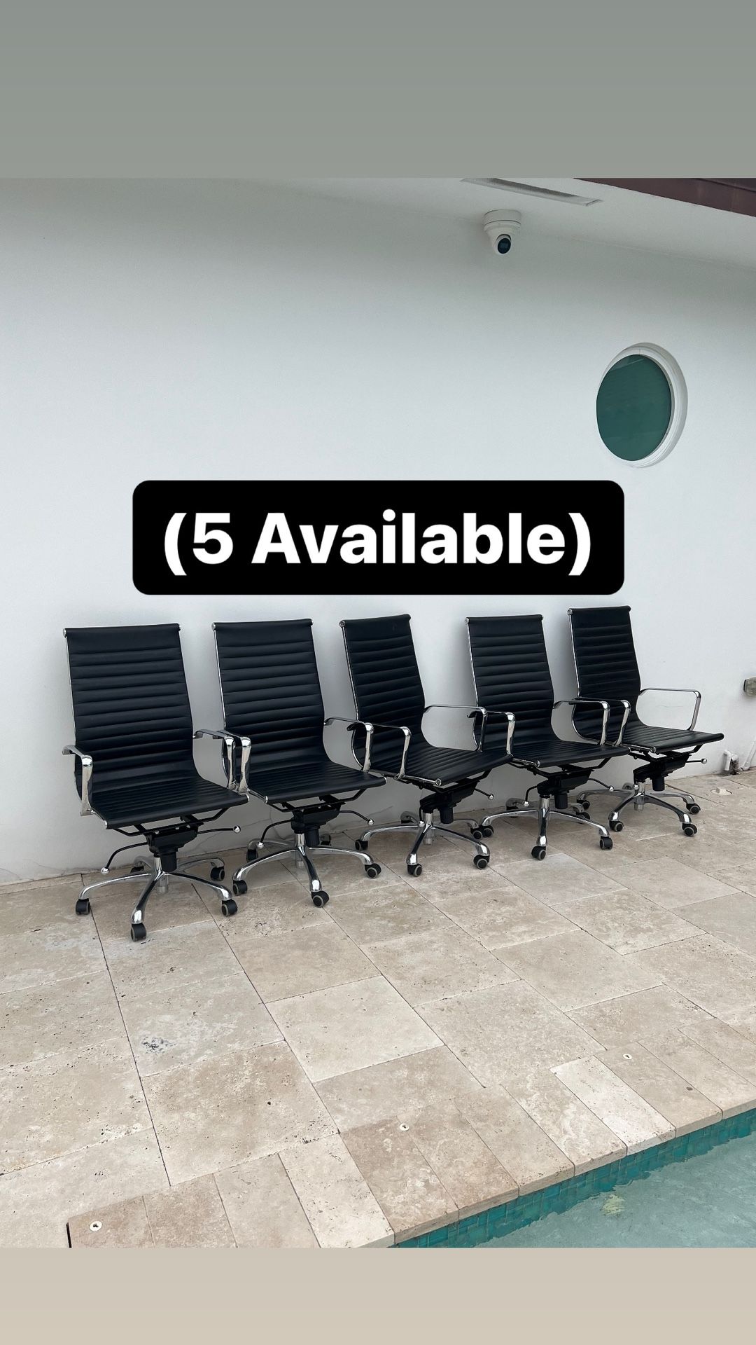 Office Black Chairs (5 Available) for Sale in Hialeah Gardens, FL OfferUp