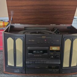 All In One RECORD PLAYER , RADIO , CD PLAYER 