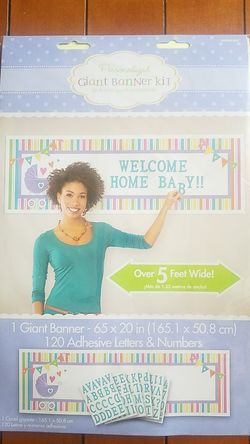 giant banner kit/ decorating kit