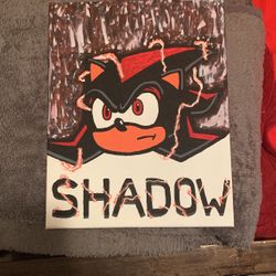 Shadow The Hedgehog Painting