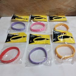 Six LIVE STRONG Bracelets 
