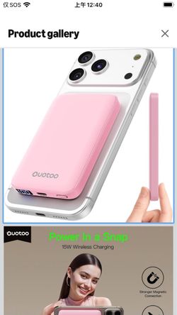 for Magsafe Portable Charger, 5000mAh Slim Wireless Magnetic Power Bank 20W USB-C Power Delivery,LED Display,Travel Essential for Magsafe Battery Pack