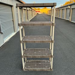 5-Tier Plastic Shelving Unit