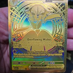 Gold Mega Gardevoir EX Mega Evolutions Pokemon TCG