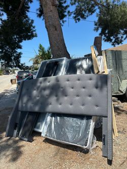 FREE CAL KING BED WITH MATTRESS