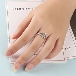 NEW! Silver Tone Turtle Ring New Gift Bag Inc Ladies Jewelry Gift Size 6