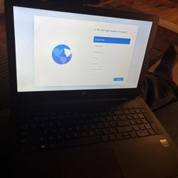 Hewlett Packard 15 inch laptop, rarely used, factory reset, Win 10 can update to 11 