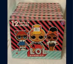 Girls underwear Hosiery Fashion LOL Surprise 12 Days Of Undies Box Girls Underwear UnderGarments Hosiery  Girls Clothing Accessories