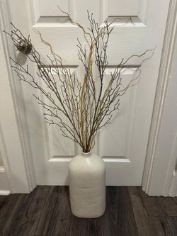 42” Decorative Branch Arrangement in 16” Ceramic Jug Vase