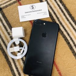 Factory unlocked iPhone 7 plus 32 gb, store warranty 