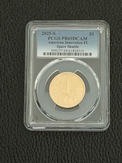 2025-s PCGS PR69 DCAM American Innovation FL Soace Shuttle