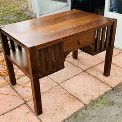 Antique Library Table 42X26X30