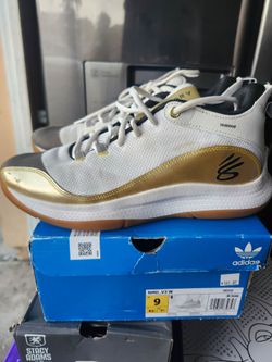 Under Armour Curry Basketball Sneakers White Gold