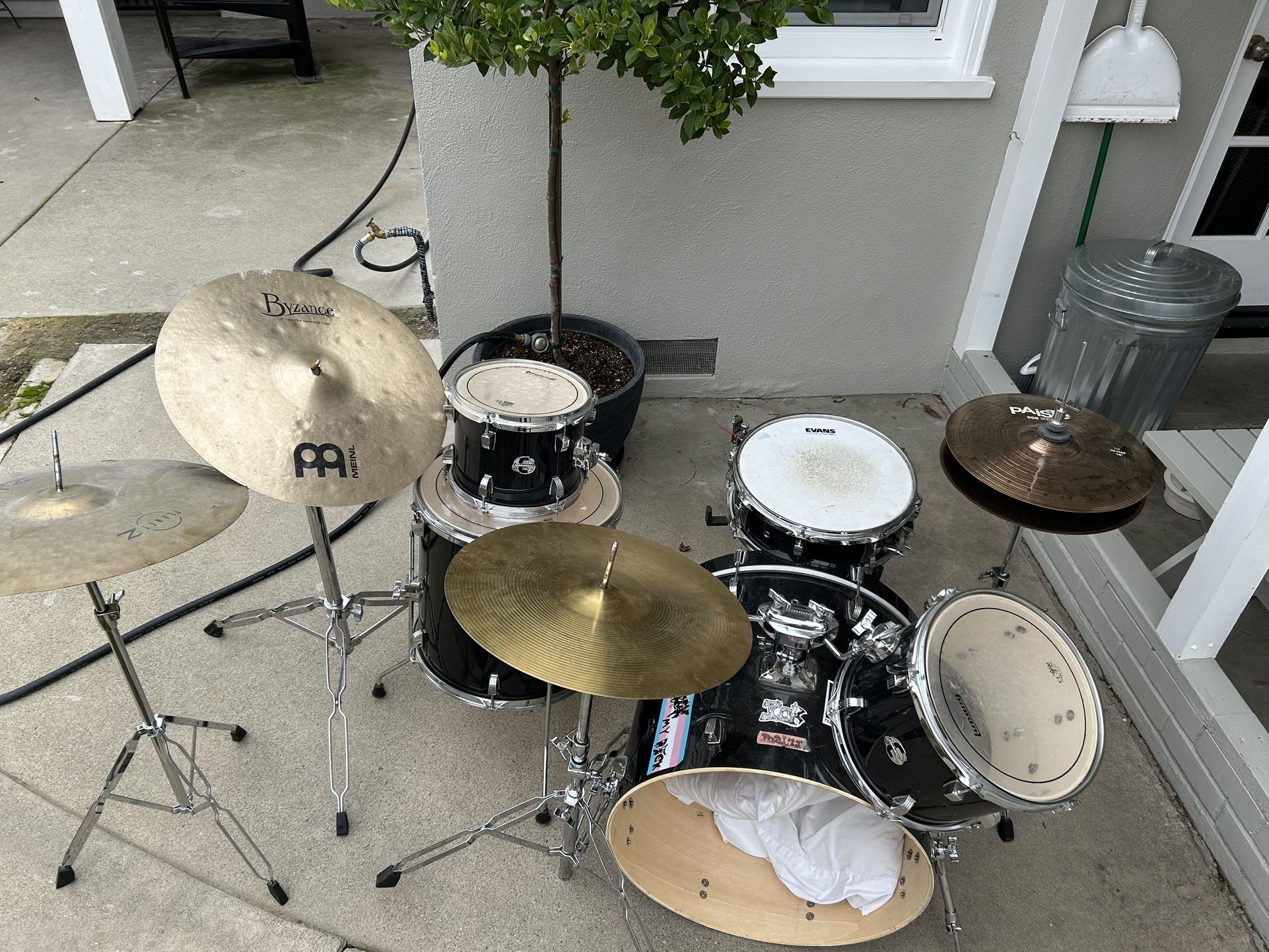 drum set + drum accessories