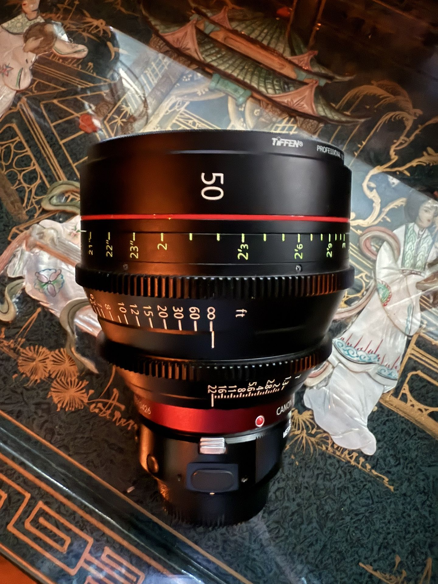 Canon CN-E 50mm T1.3 L F Cine Prime Lens – EF+SonyE Adapter  Mount