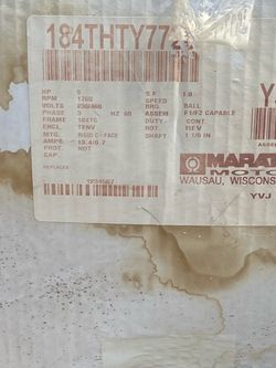 Marathon motor/air compressor