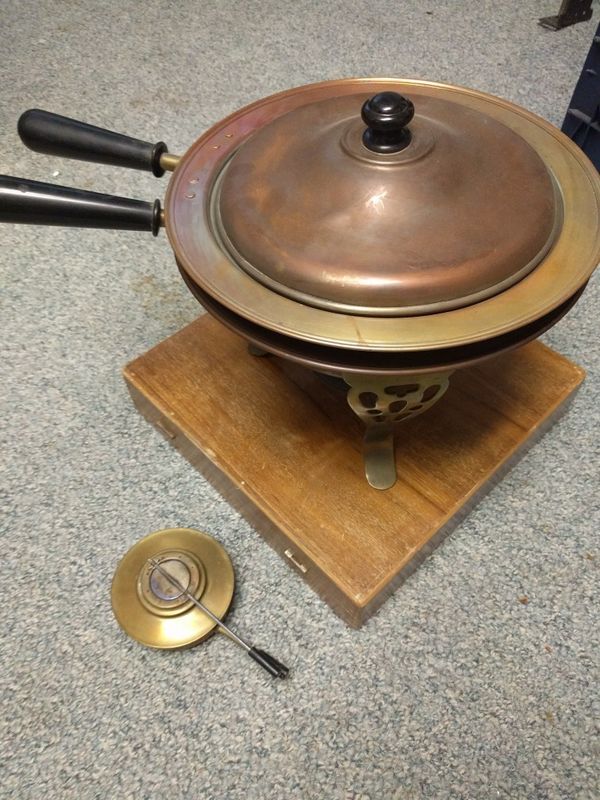 1950's Brass Fondue Pot for Sale in Redmond, WA OfferUp