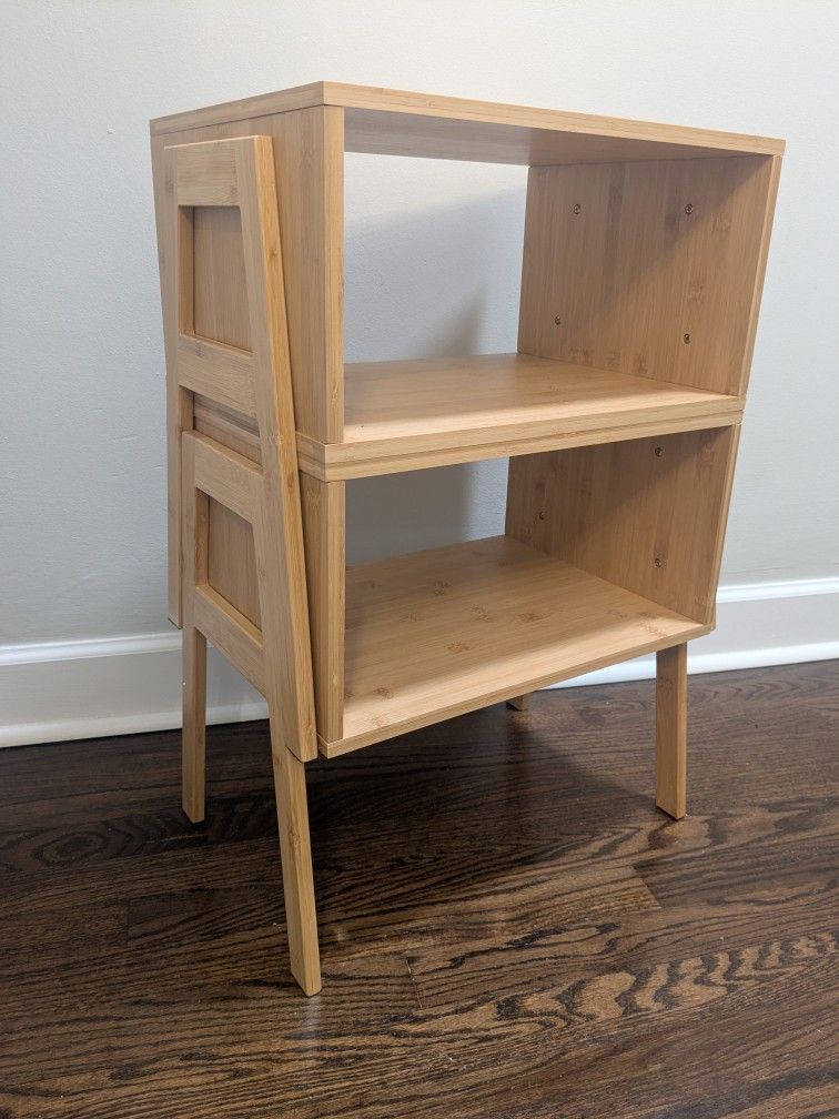 Side Table , End Table, Night Stand. Stackable. Set Of Two.