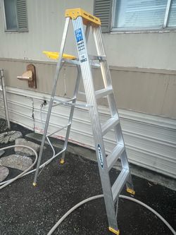 Werner Aluminum Step Ladder 250 lb
