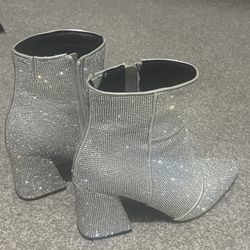 Diamond Studded Boots