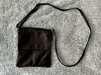 Vera Pelle Leather Crossbody Bag Purse