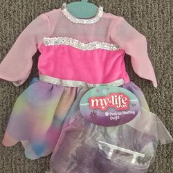 My Life As Pink Ice Skating Outfit