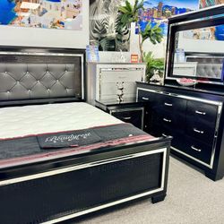 Beautiful Black 5pc Bedroom Furniture Sst On Sale Now Only $1599 (Huge Savings)