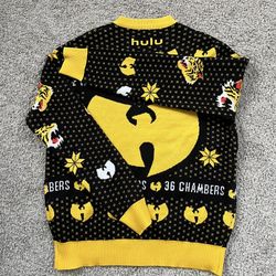 Wu-Tang Sweater Size Large XMas Christmas Rare Tiger Rza Gza ODB