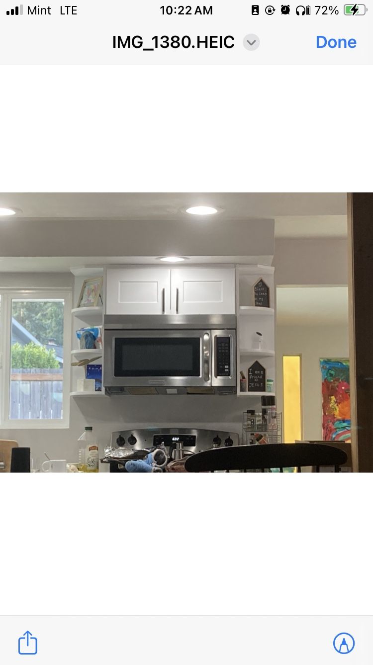 Over Range Kitchen aid Microwave