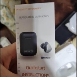 smart Bluetooth instance language translation earbuds