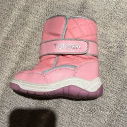 Toddler Girls Snow Boots Size 8