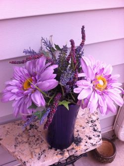 Beautiful purple home decor