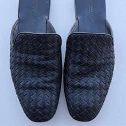 Bottega Veneta - Intrecciato Leather Backless Slippers

