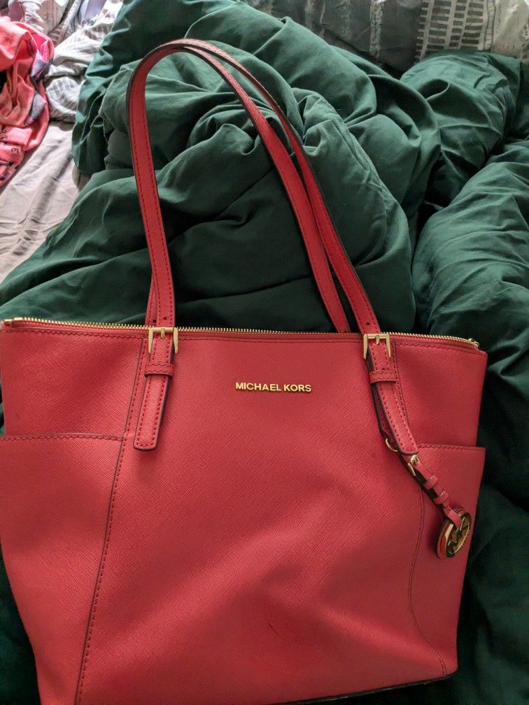 Michael Kors Purse Coral